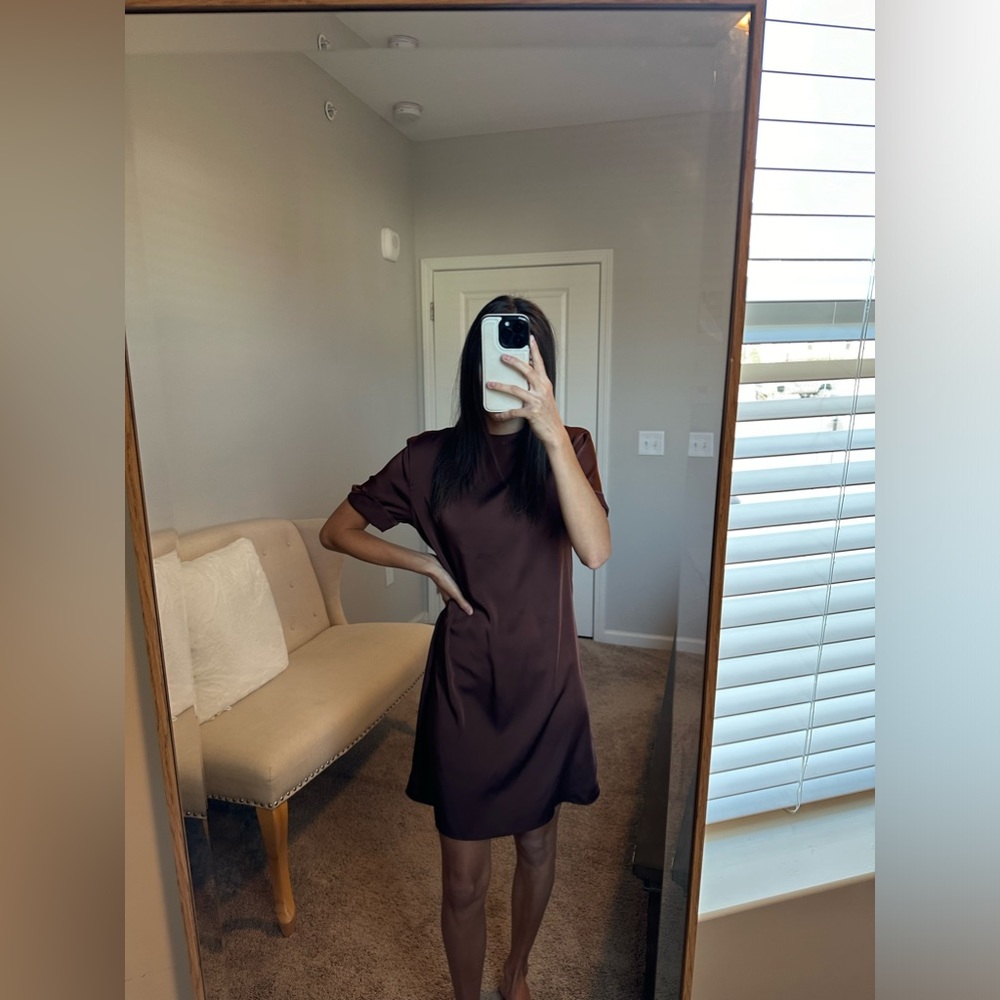H&M mini boxy shift dress XS